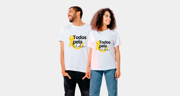 Camisa Poliester Básica Branca (P,M,G e GG)